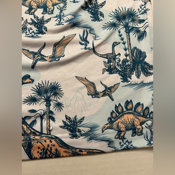 Men’s Land Before Waggle Performance Golf Polo Dinosaurs Size Large - Picture 3 of 7